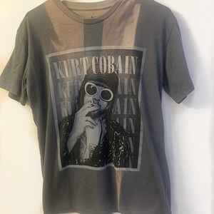 Kurt Cobain Graphic Band Tee